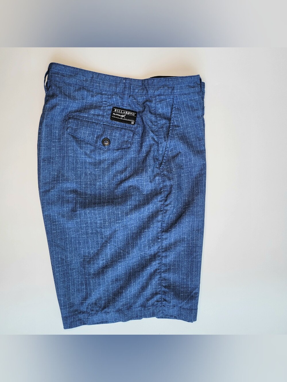 Billabong Platinum X Stretch Hybrid Blue Shorts Mens Size 36 Built To Submerge